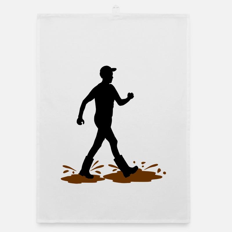 Wadloper Man – Mud Explorer Organic dish towel
