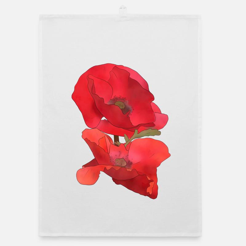 Mohn Organic Geschirrtuch