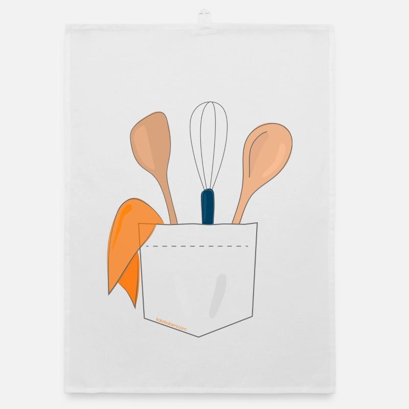 Cooking tools in pocket Organic dish towel