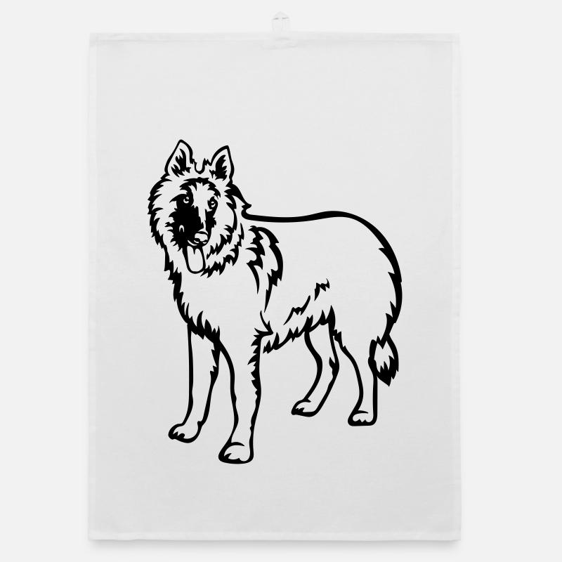 Tervueren - Torchon bio - blanc