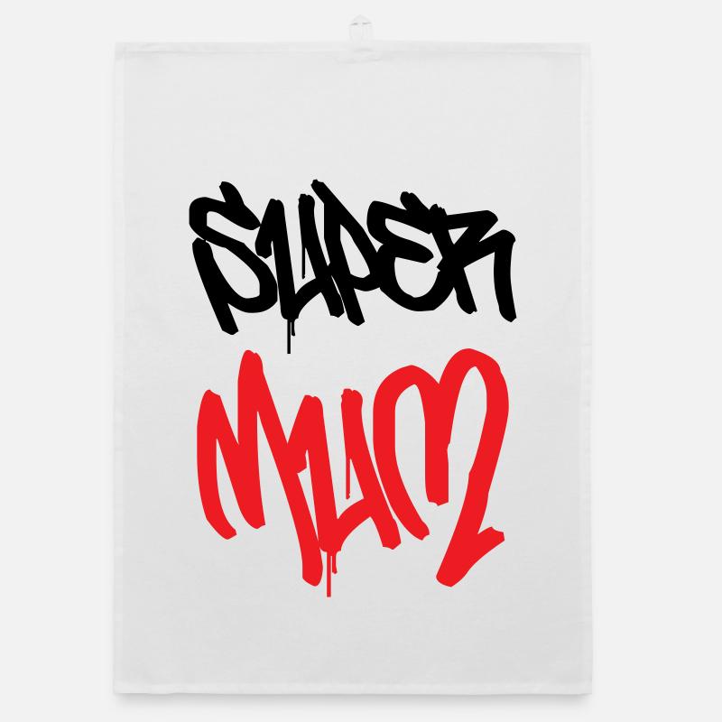 Super Mom - Muttertag Organic Geschirrtuch