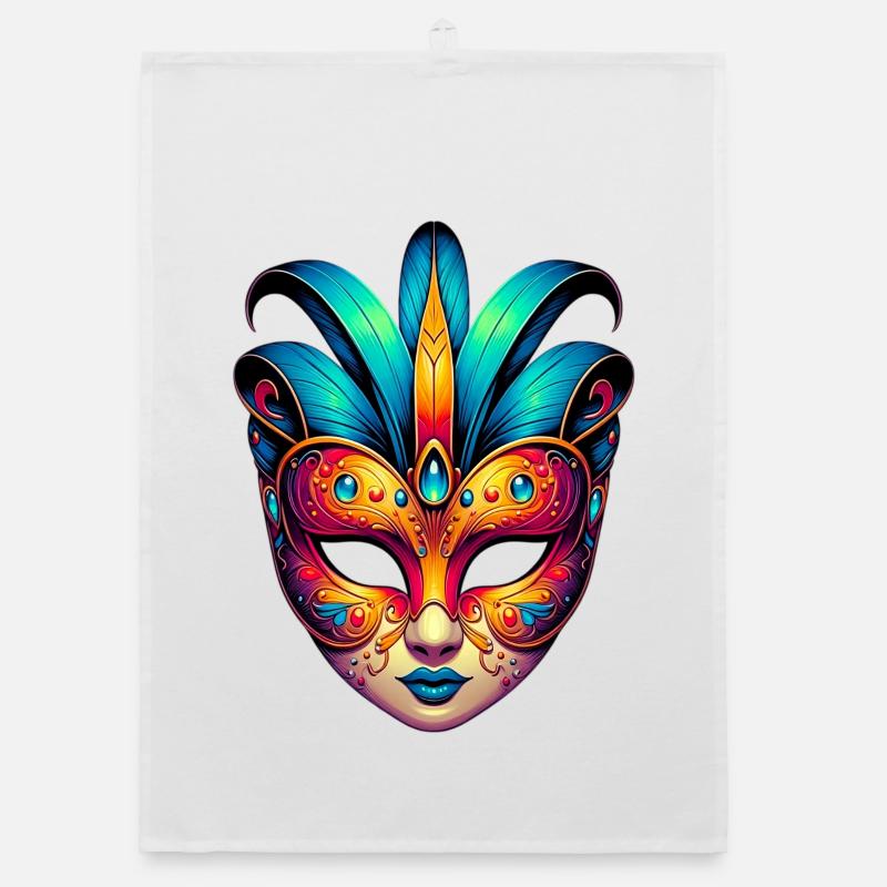 Masque du Carnaval de Venise Torchon bio