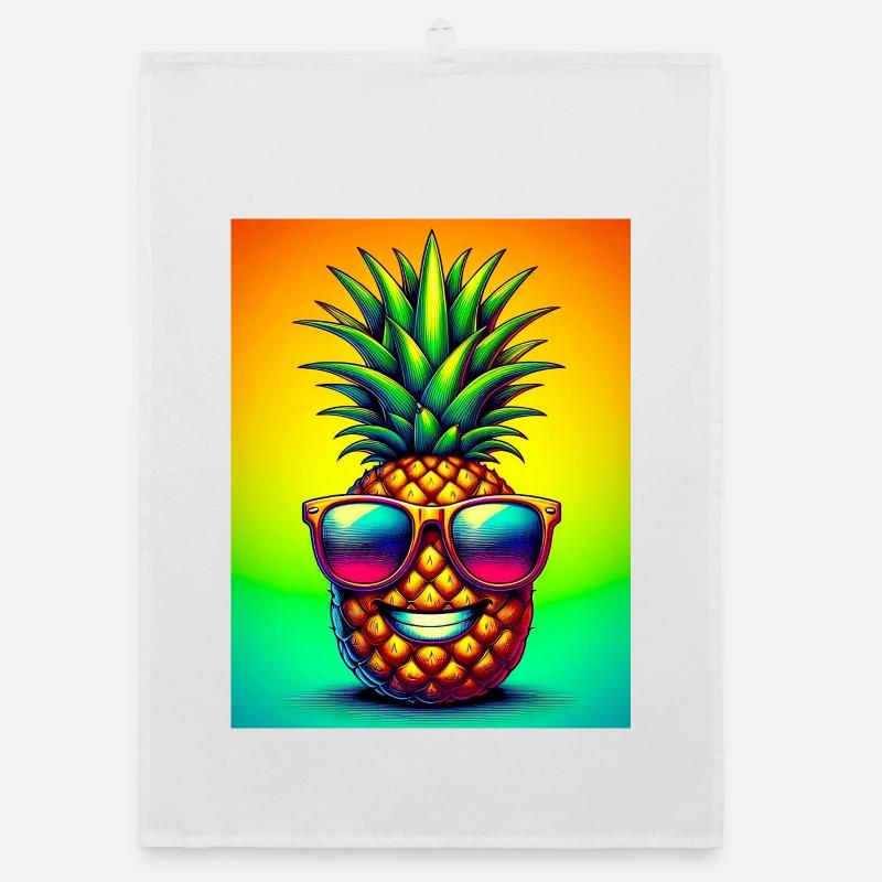 Pineapple Organic dish towel