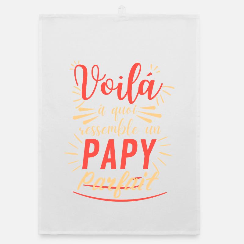 Perfekter Opa – Original Opa Geschenk Organic Geschirrtuch