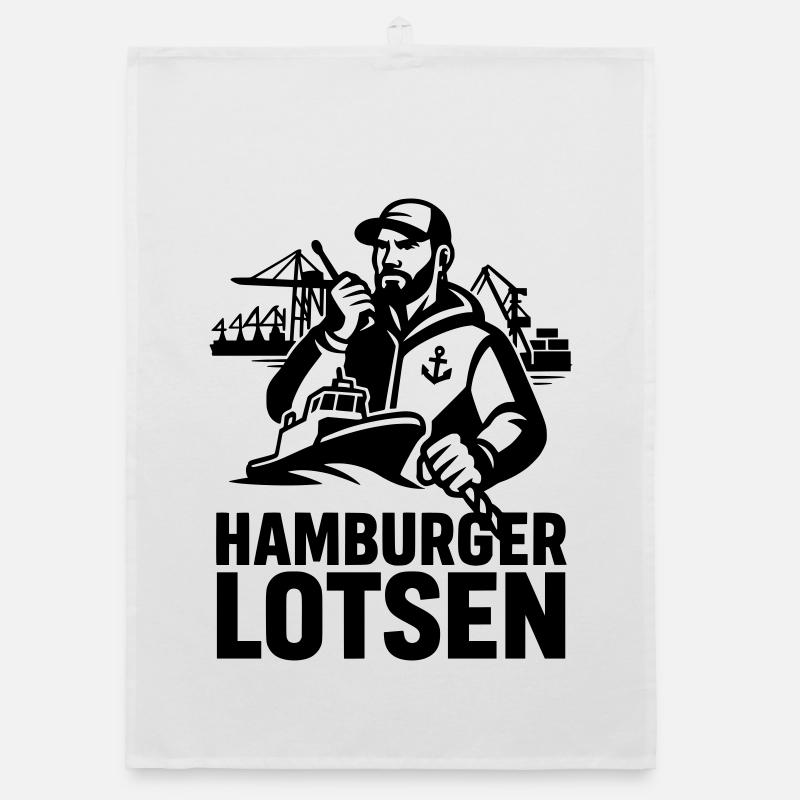 Hamburger Lotsen Organic Geschirrtuch