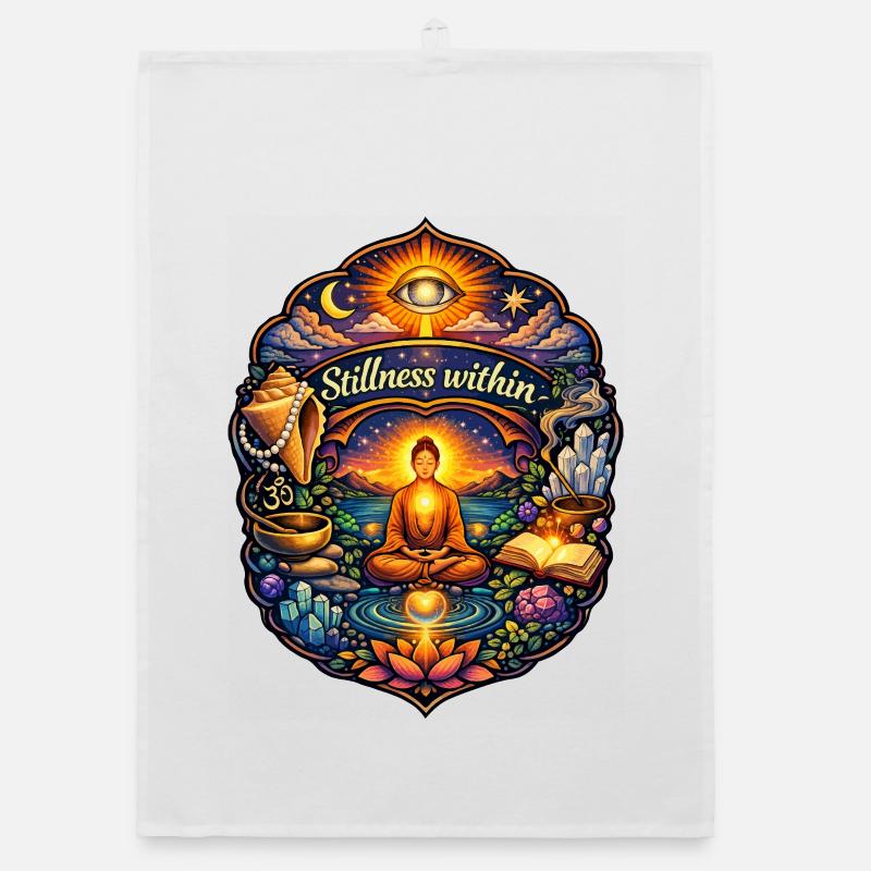 Silence intérieur : Lumière intérieure Torchon bio