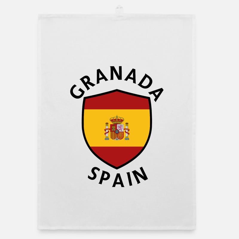Granada Spain Shield Organic dish towel