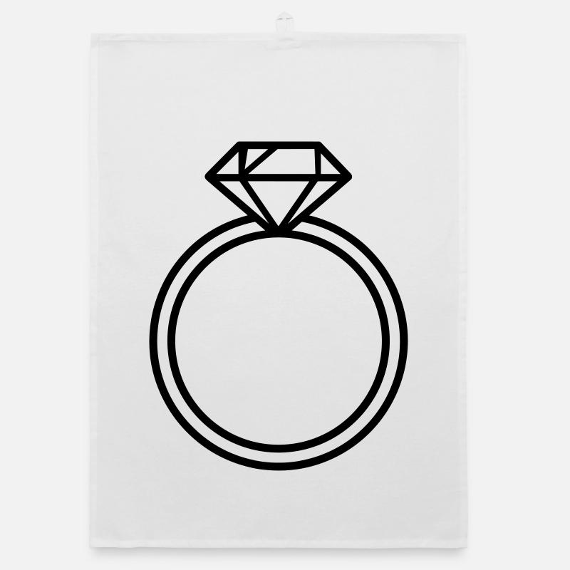 Ehering, Organic Geschirrtuch