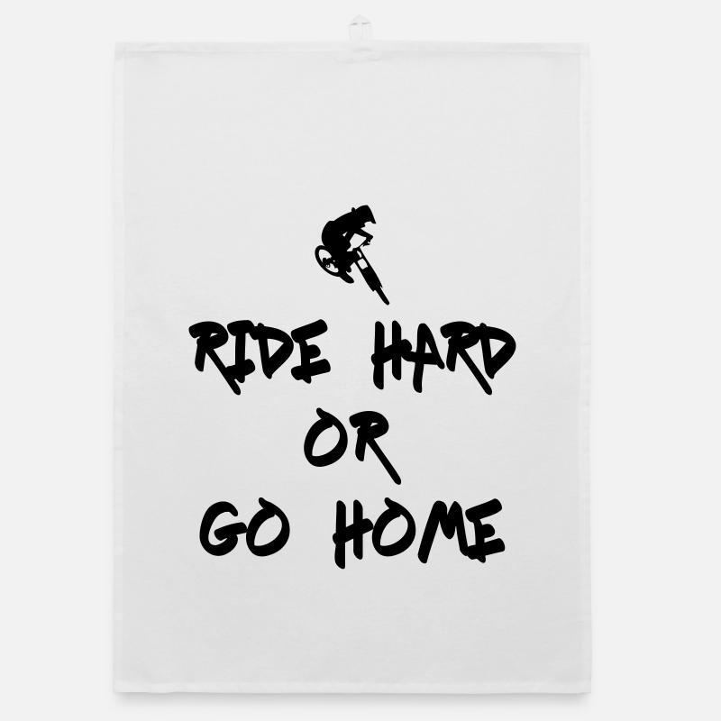Ride Hard Downhill Organic Geschirrtuch