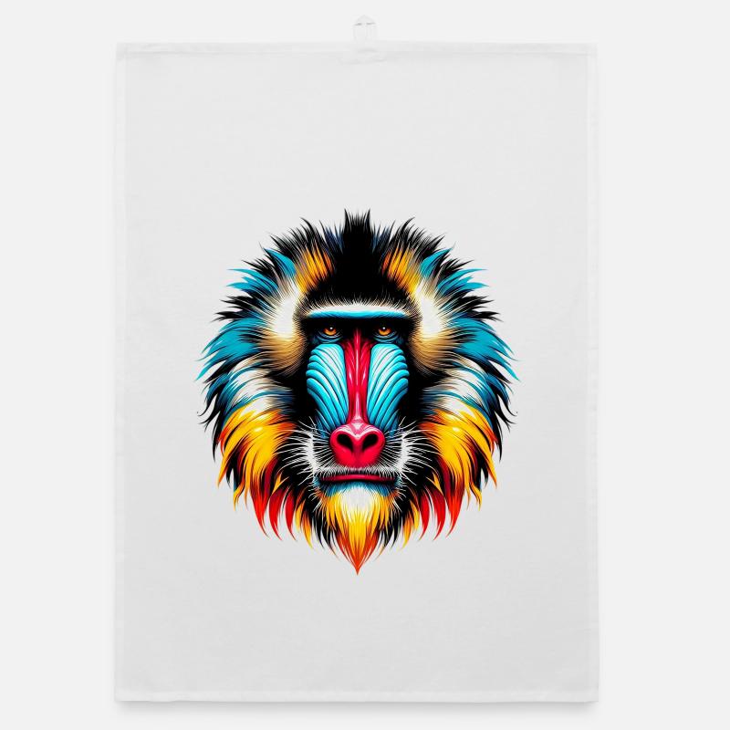 Mandrill Monkey Organic dish towel