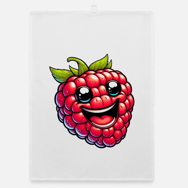 Raspberry Raspberries Organic dish towel