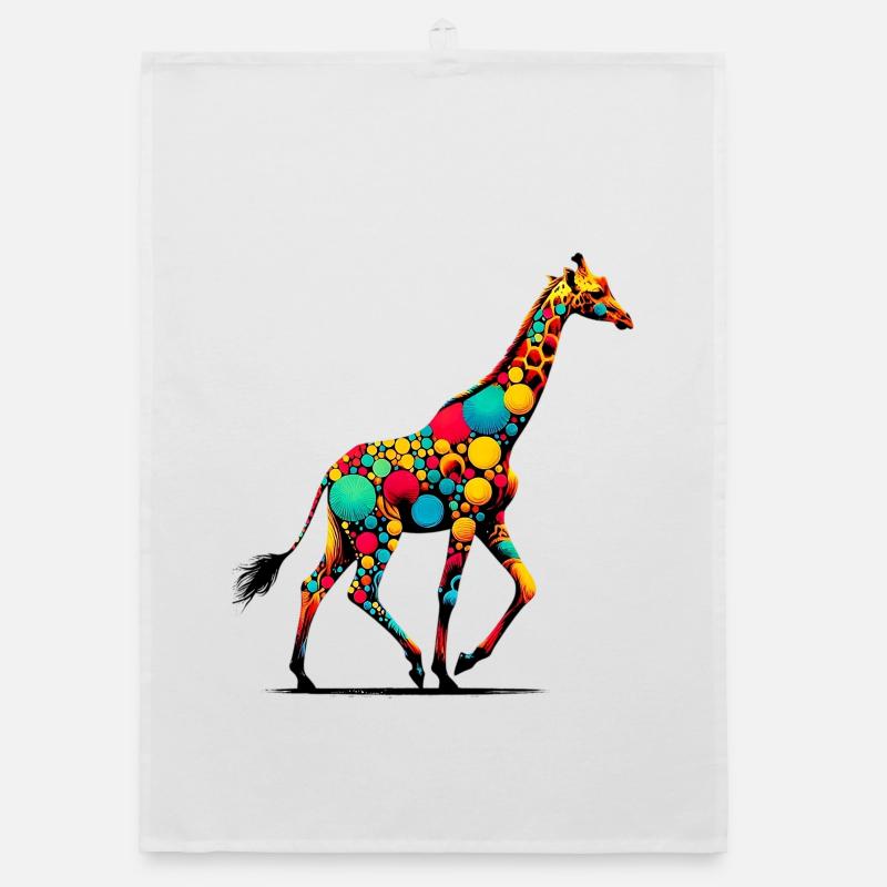 Giraffe Organic Geschirrtuch