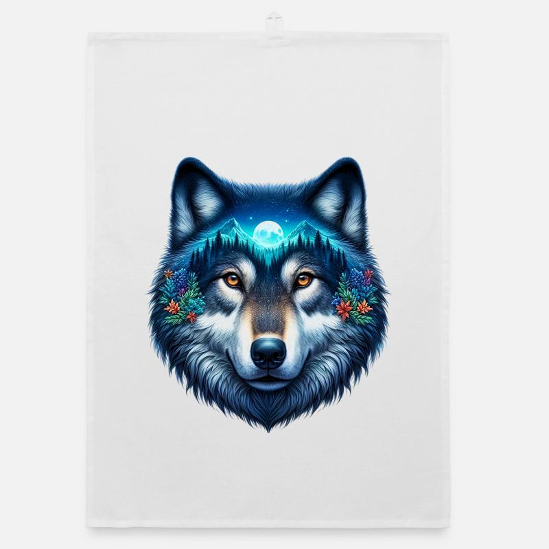 Wolf Organic Geschirrtuch