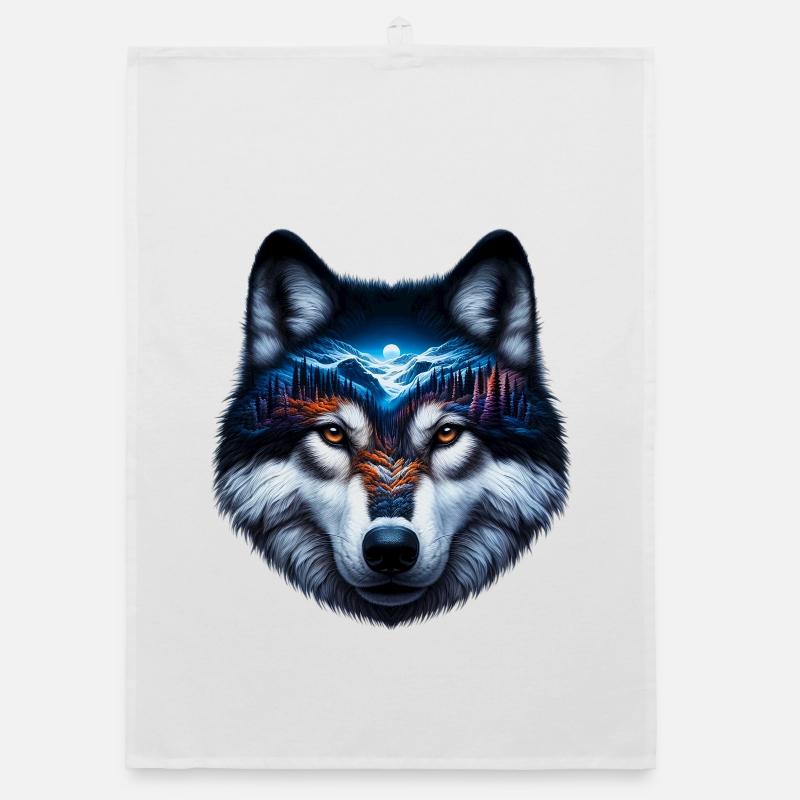 Wolf Organic Geschirrtuch