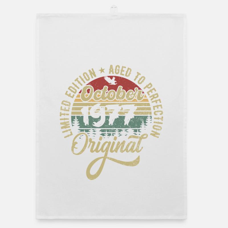 october 1977 anniversary october 1977 october Organic dish towel
