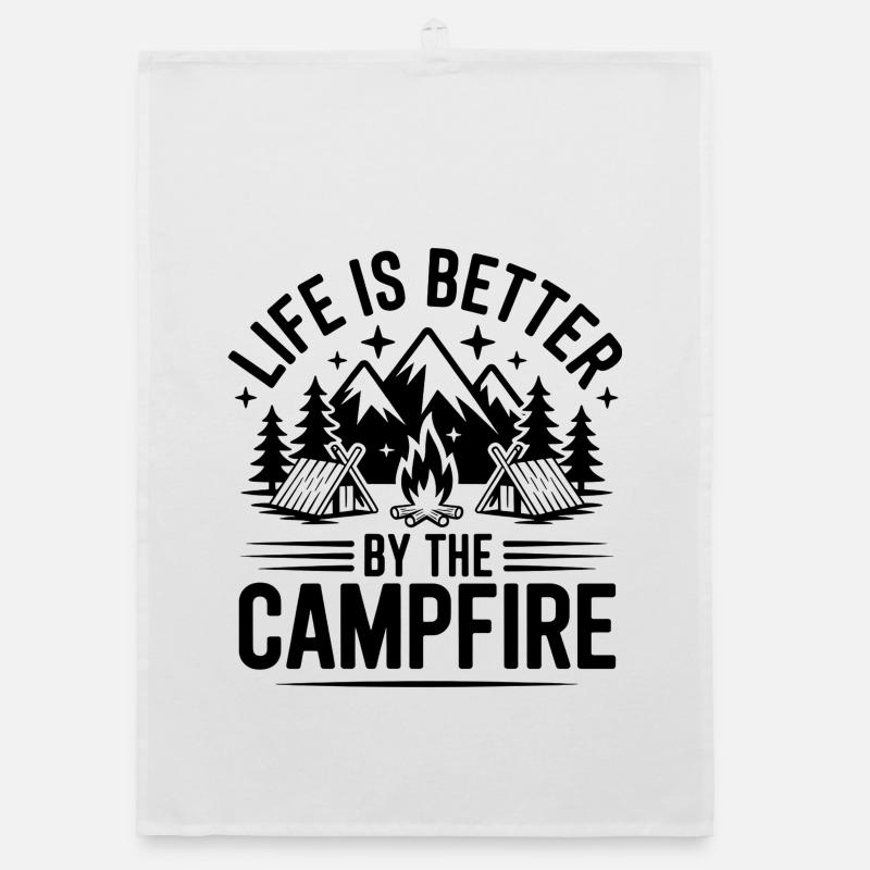 Amour du feu de camp Torchon bio