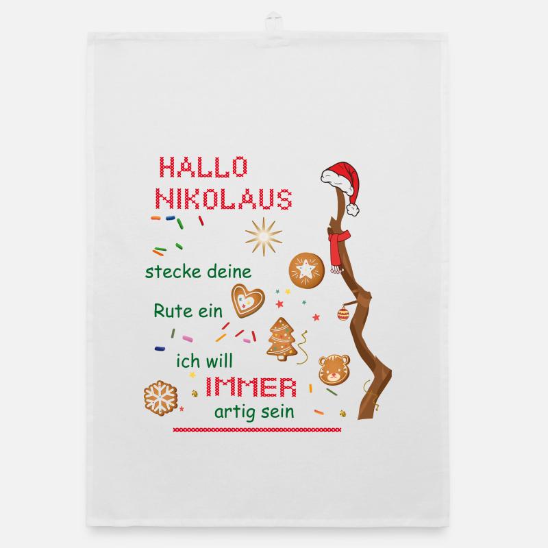 Hello St. Nicholas Organic dish towel