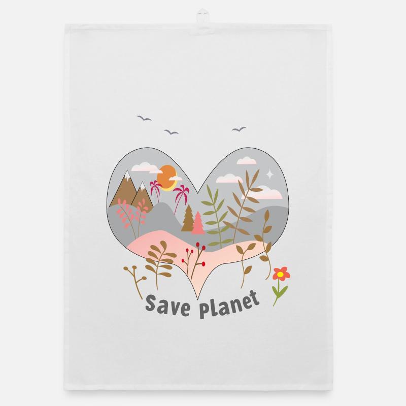 Save Planet Organic dish towel