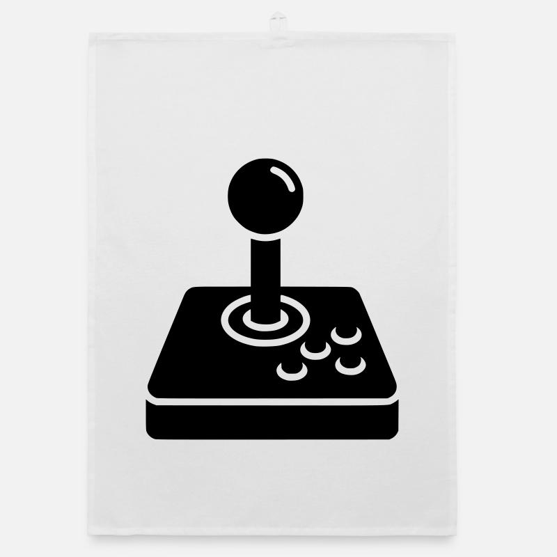 Icône d’arcade rétro joystick Torchon bio