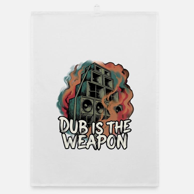 Dub Reggae Soundsystem Organic dish towel