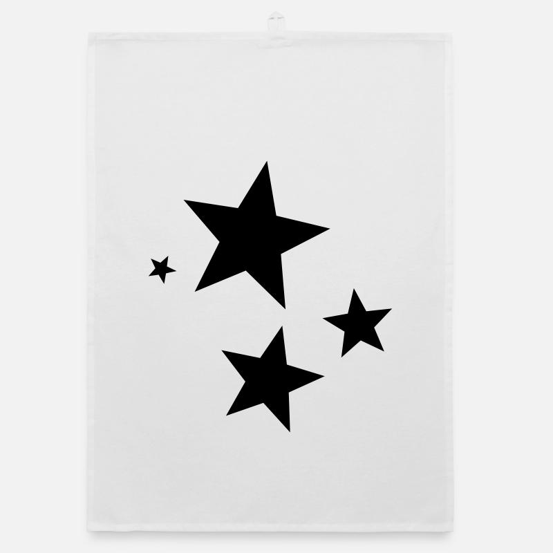 Star points Organic dish towel