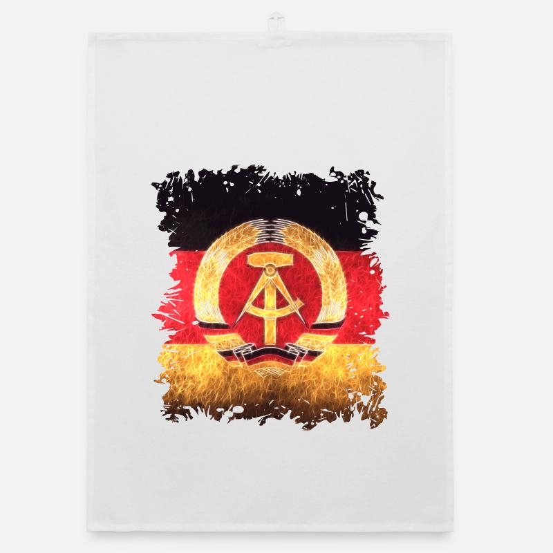 Drapeau de la RDA Torchon bio