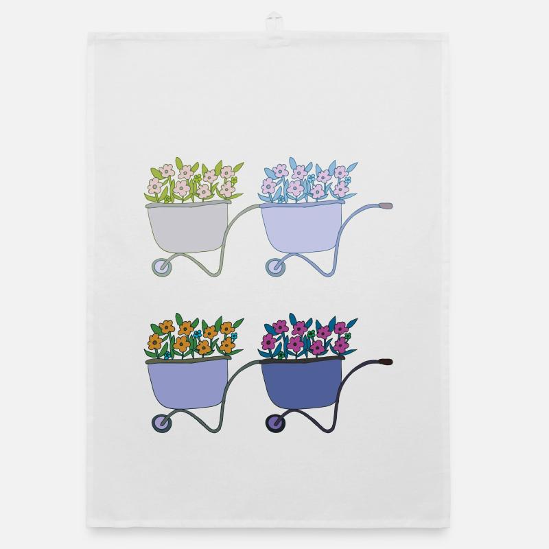 Wheelbarrows 4-fold Organic dish towel