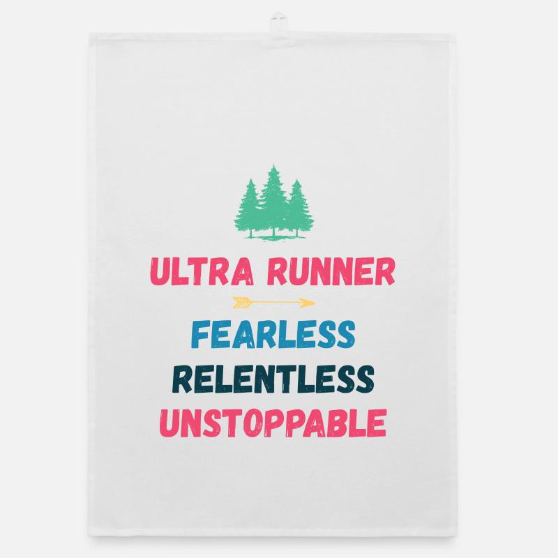 Ultra Runner - Intrépide. Implacable. Imparable. Torchon bio