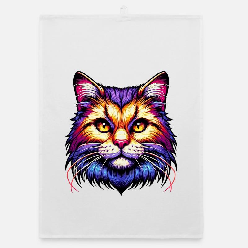 Cat Organic dish towel