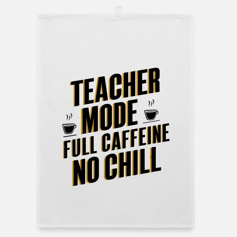 Teacher Mode Full Caffeine Organic Geschirrtuch