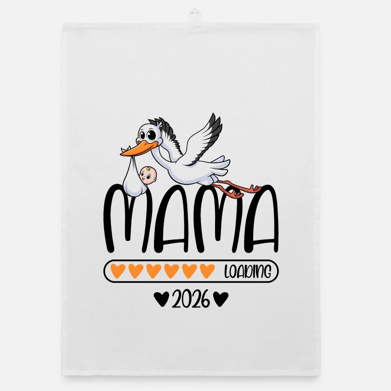 Mama 2026 loading Organic Geschirrtuch