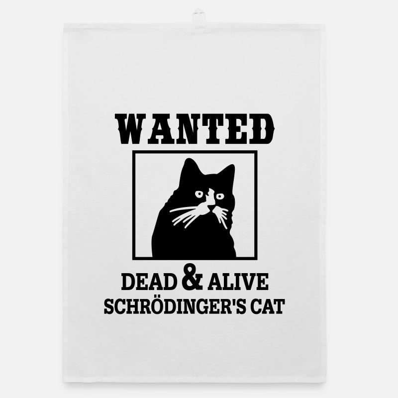 Le chat de Schrödinger recherché, la physique quantique ringarde Torchon bio