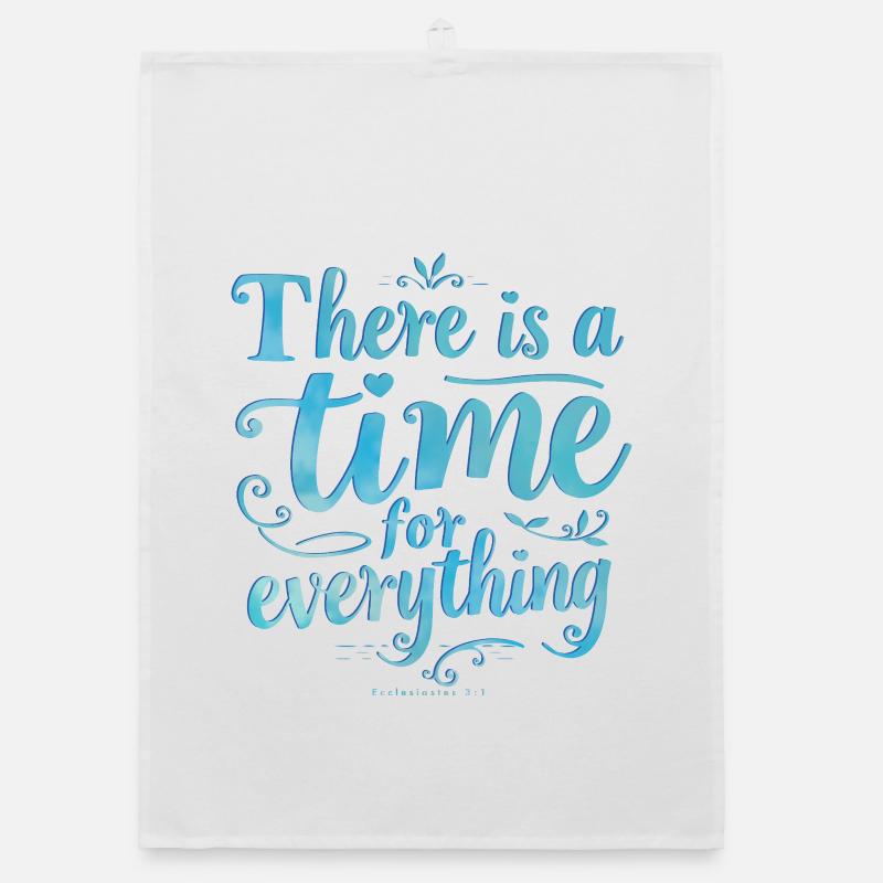 There Is a Time for Everything Organic dish towel