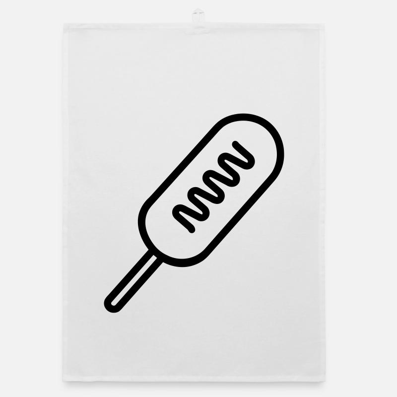 corn dog Organic dish towel
