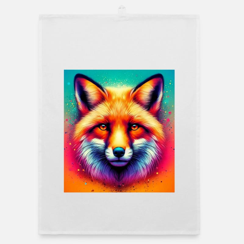 fox Organic dish towel