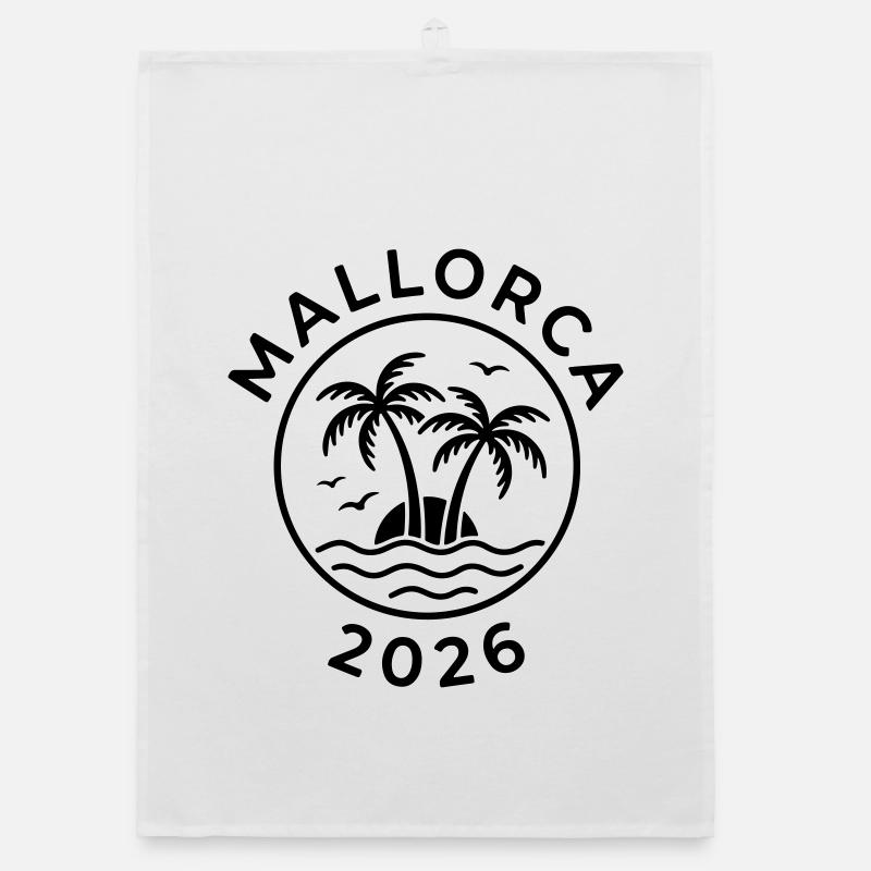 Mallorca 2026 Organic Geschirrtuch