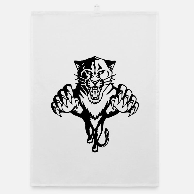 Panther, Tiger, Lion, Leopard Organic dish towel