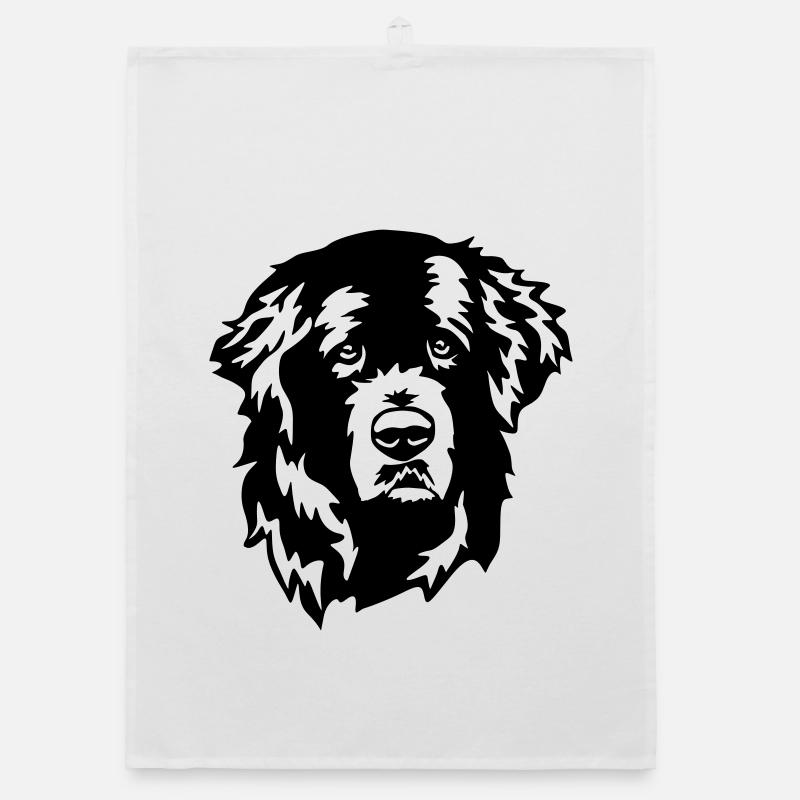 Newfoundland head Organic dish towel