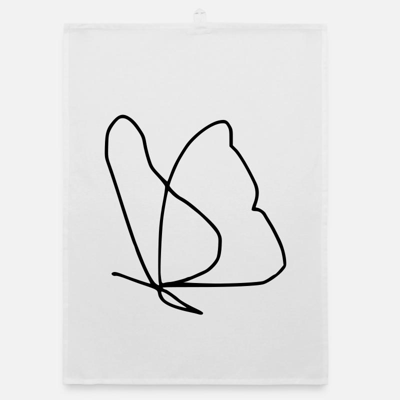 Butterfly Organic dish towel