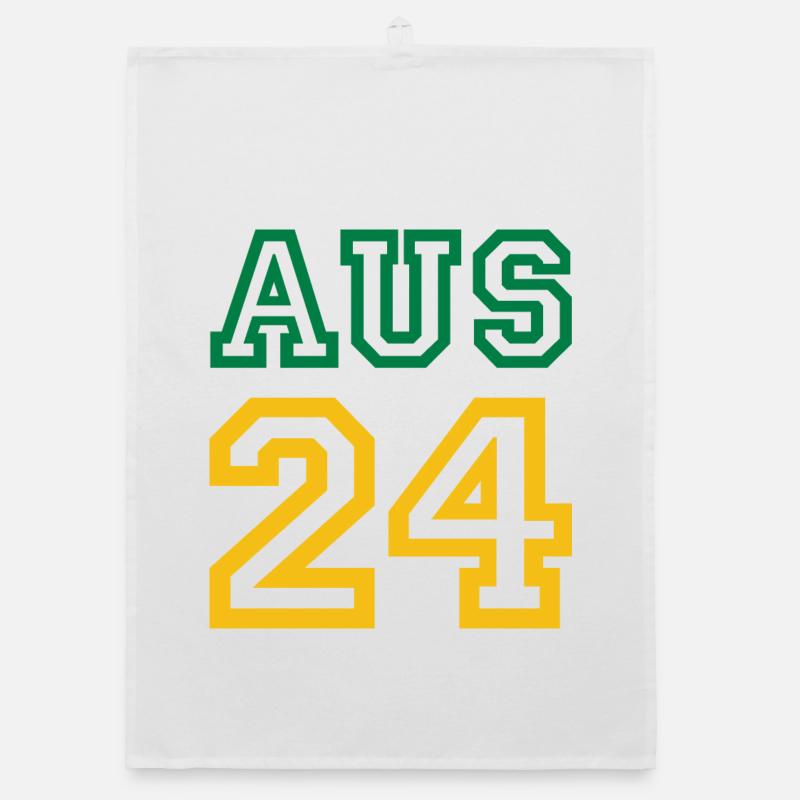 Australia Australien Organic Geschirrtuch