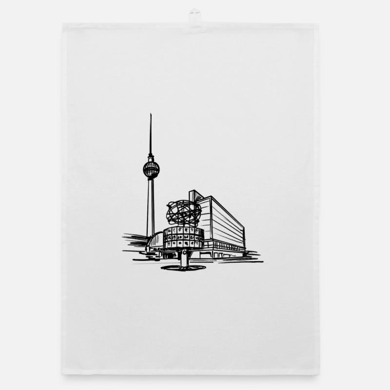 Berlin - Alex/TV Tower Organic dish towel