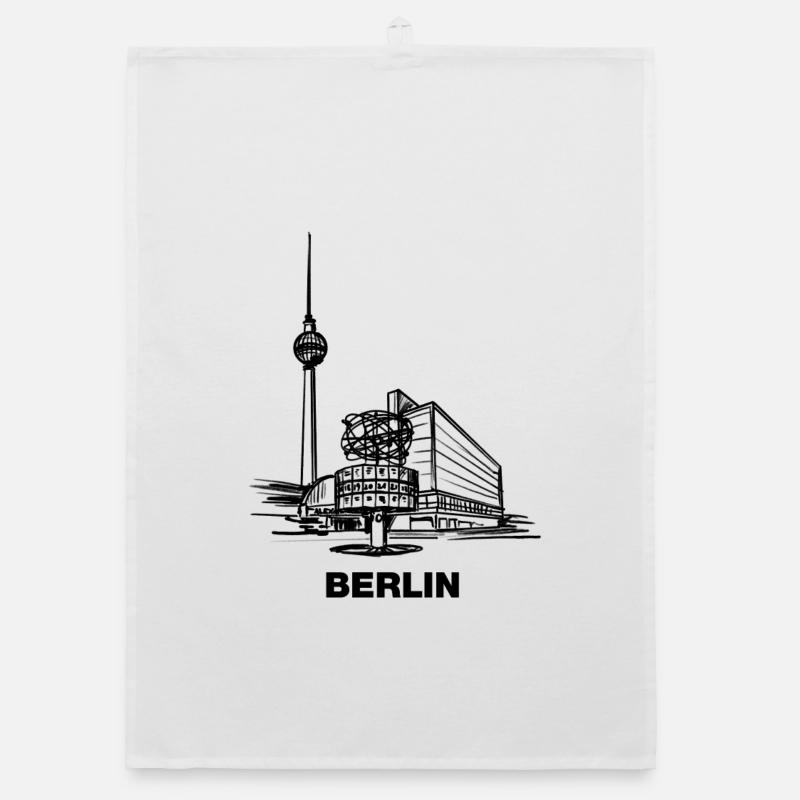 Berlin - Alex/TV Tower Organic dish towel