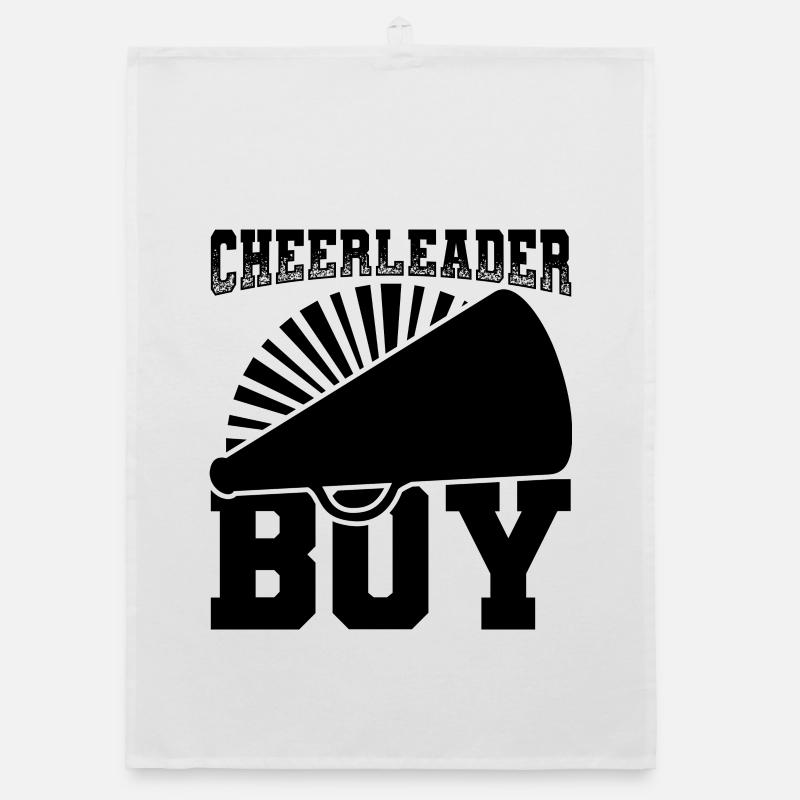 Cheerleader Junge Organic Geschirrtuch