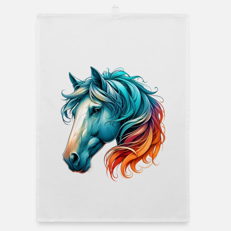 Pferd Organic Geschirrtuch