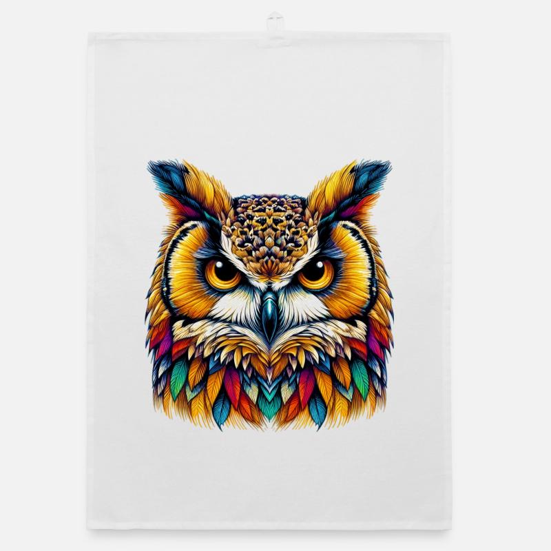 Eule Organic Geschirrtuch