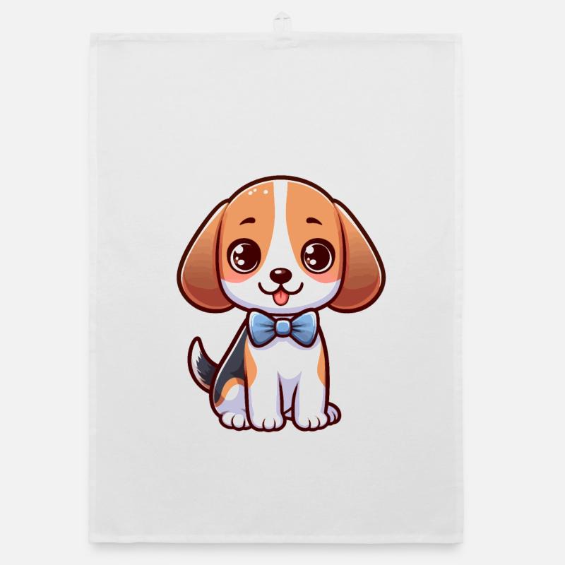 Mignon petit Beagle Torchon bio
