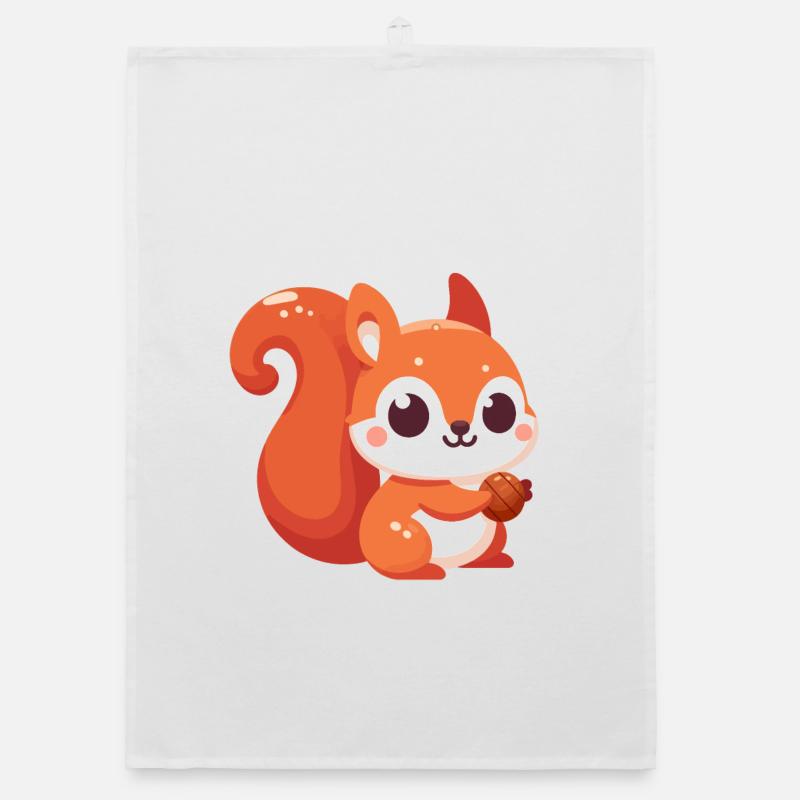 Chibi Ecureuil Kawaii Torchon bio