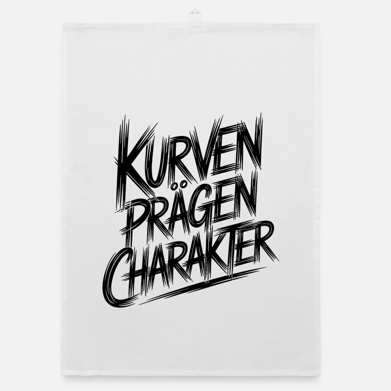 Curves shape character Organic dish towel