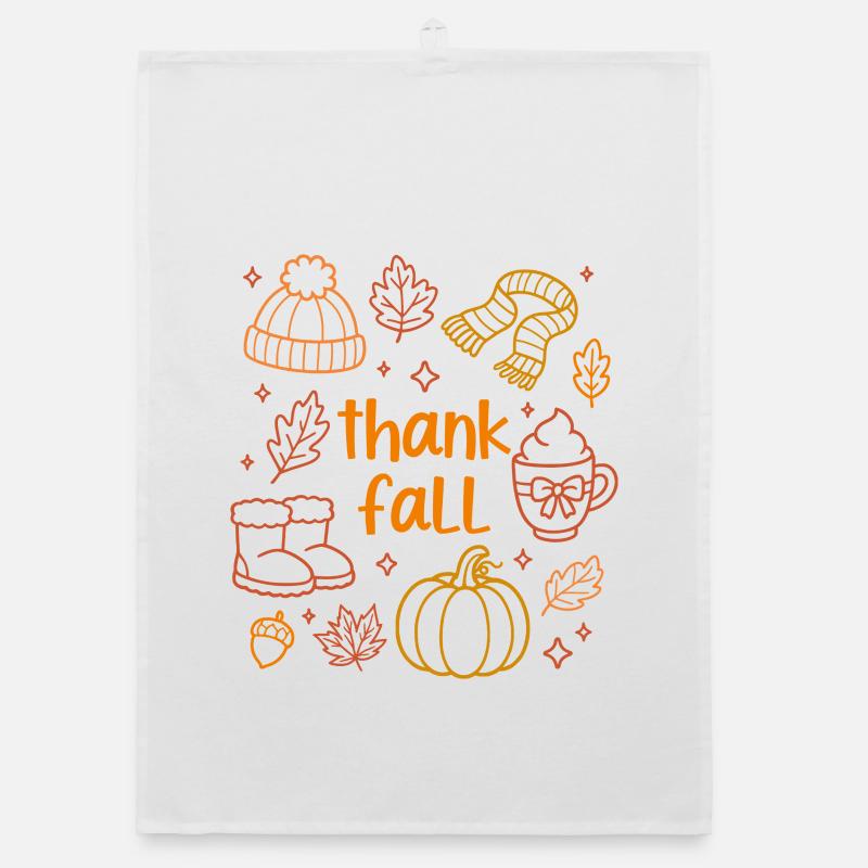 Dank Herbst Organic Geschirrtuch