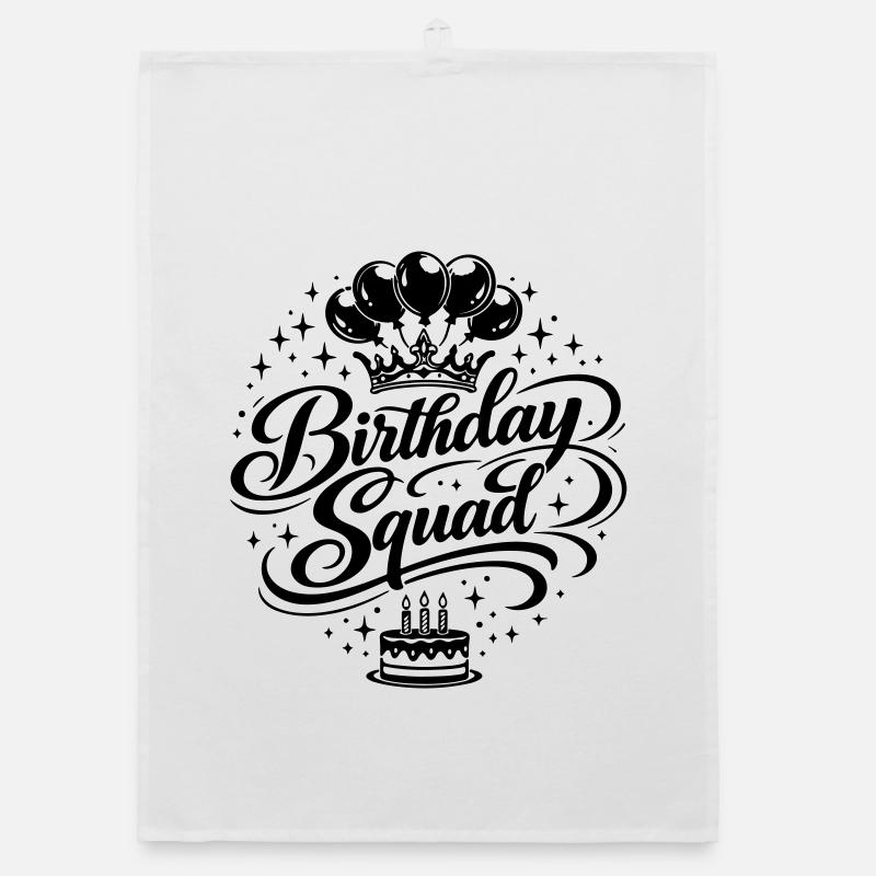 Birthday Squad Organic dish towel